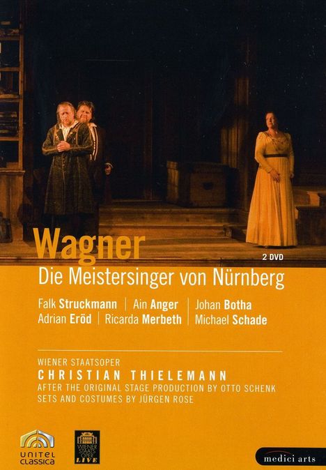 Richard Wagner (1813-1883): Die Meistersinger von Nürnberg, 2 DVDs