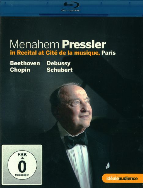 Menahem Pressler in Recital at Cité de la musique in Paris, Blu-ray Disc