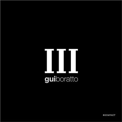 Gui Boratto: III, CD