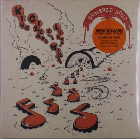 King Gizzard &amp; The Lizard Wizard: Gumboot Soup (Orange W/ Red &amp; Black Splatter Vinyl), LP