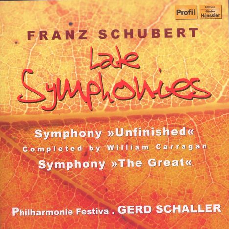 Franz Schubert (1797-1828): Symphonien Nr.8 &amp; 9, 2 CDs