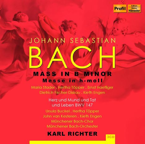 Johann Sebastian Bach (1685-1750): Messe h-moll BWV 232, 3 CDs