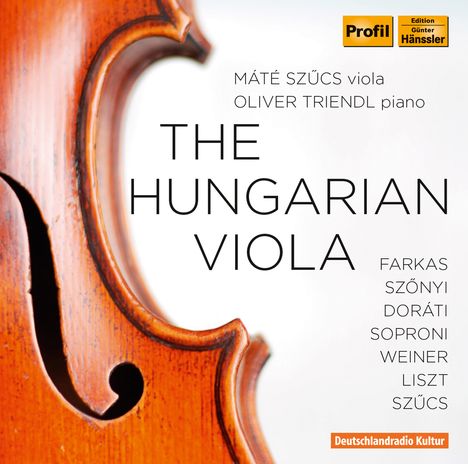 Mate Szücs - The Hungarian Viola, CD