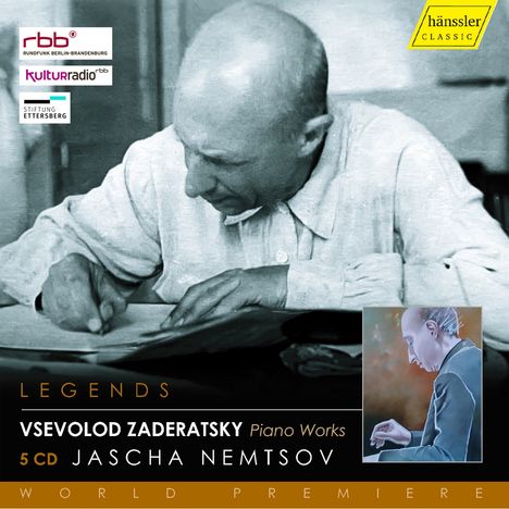 Vsevolod Zaderatsky (1891-1953): Klavierwerke, 5 CDs