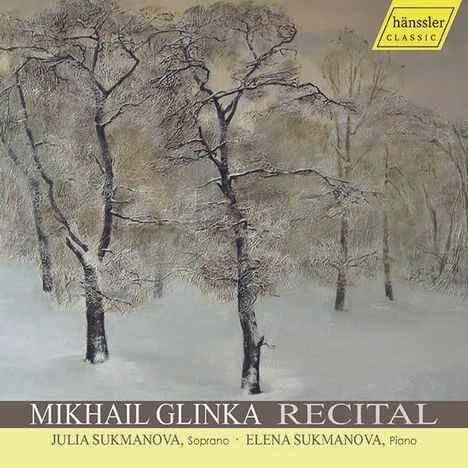 Michael Glinka (1804-1857): Lieder "Recital", CD