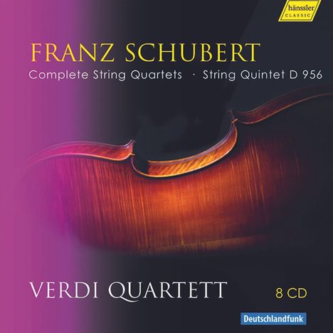 Franz Schubert (1797-1828): Streichquartette Nr.1-15, 8 CDs