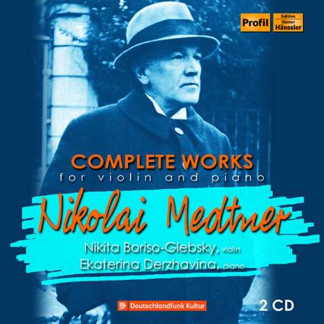 Nikolai Medtner (1880-1951): Sämtliche Werke für Violine &amp; Klavier, 2 CDs