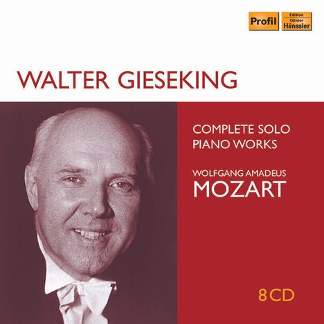 Walter Gieseking - Mozart Solo Recordings, 8 CDs