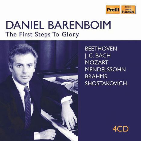 Daniel Barenboim – The First Steps to Glory, 4 CDs