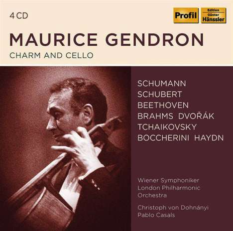 Maurice Gendron - Charm and Cello, 4 CDs