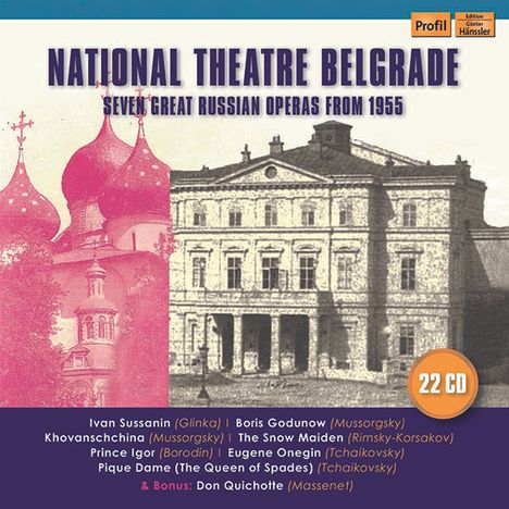 National Theatre Belgrade - 7 Great Russian Operas from 1955, 22 CDs
