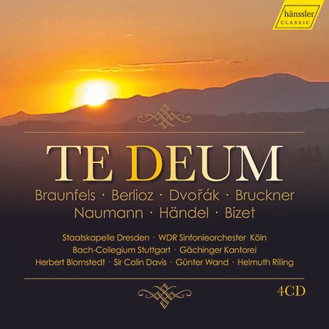 Te Deum (in 7 Vertonungen), 4 CDs