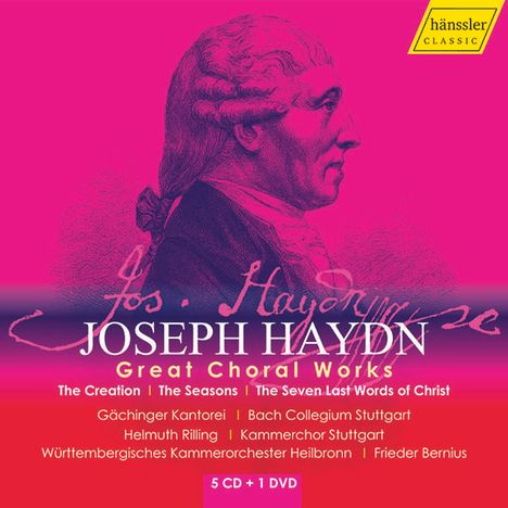 Joseph Haydn (1732-1809): Große Chorwerke, 5 CDs und 1 DVD