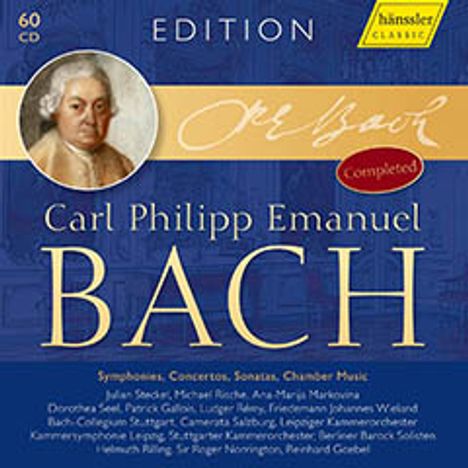 Carl Philipp Emanuel Bach (1714-1788): Carl Philipp Emanuel Bach Edition (Erweiterte Neuauflage 2021), 60 CDs