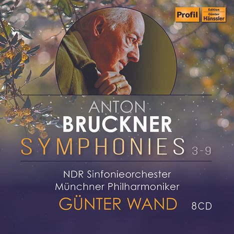 Anton Bruckner (1824-1896): Symphonien Nr.3-9, 8 CDs