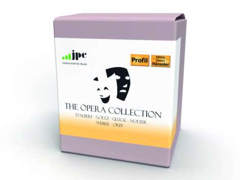 The Opera Collection - d'Albert,Goetz,Gluck,Molter,Weber,Orff (Exklusiv-Set für jpc), 12 CDs