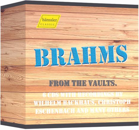 Johannes Brahms (1833-1897): Brahms-Aufnahmen von Hänssler Classic (Exklusiv-Set für jpc), 6 CDs