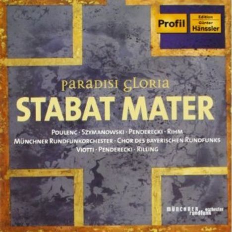 Francis Poulenc (1899-1963): Stabat Mater, CD