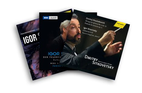 Igor Strawinsky (1882-1971): Igor Strawinsky (Hänssler-Aufnahmen / Exklusivset für jpc), 3 CDs