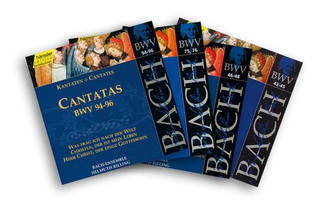 Johann Sebastian Bach (1685-1750): Kantaten BWV 43-48,75,76, 94-96 (Exklusivset für jpc), 4 CDs