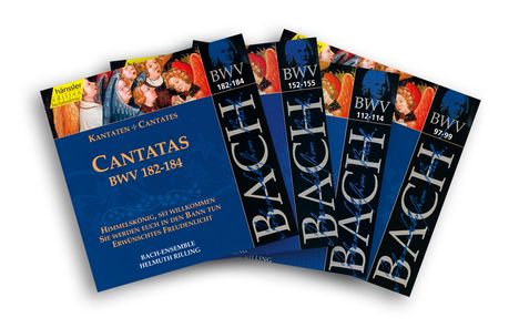 Johann Sebastian Bach (1685-1750): Kantaten BWV 97-99,112-114,152-155,182-184 (Exklusivset für jpc), 4 CDs