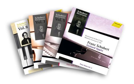 Franz Schubert (1797-1828): Klavierwerke (Exklusivset für jpc), 5 CDs