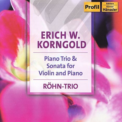 Erich Wolfgang Korngold (1897-1957): Klaviertrio op.1, CD