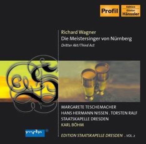 Richard Wagner (1813-1883): Die Meistersinger von Nürnberg (3.Aufzug), 2 CDs