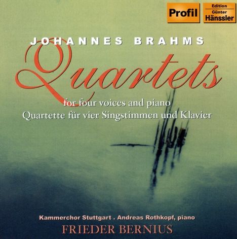 Johannes Brahms (1833-1897): Vokal-Quartette opp.31,64,92,112, CD