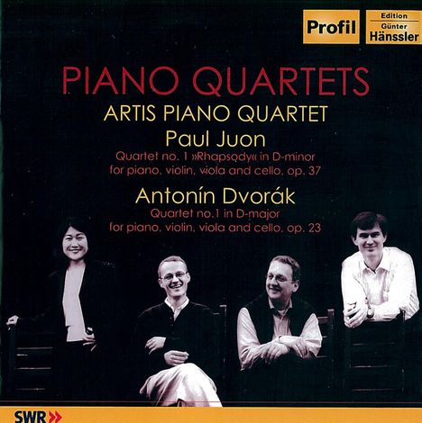 Paul Juon (1872-1940): Klavierquartett op.37, CD