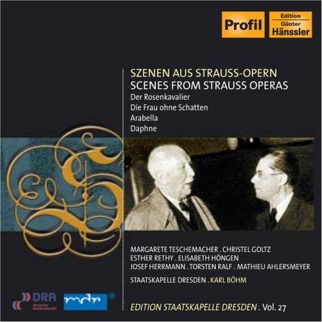 Richard Strauss (1864-1949): Szenen aus Opern, CD