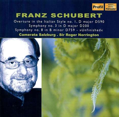 Franz Schubert (1797-1828): Symphonien Nr.3 &amp; 8, CD