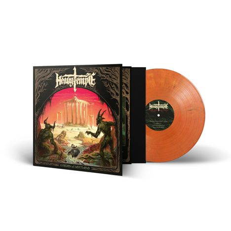 Heavy Temple: Garden Of Heathens (Yellow/Black/Red Marble Vinyl), LP