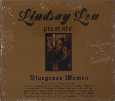 "Lindsay Lou presents Bluegrass Women" steht im oberen und mittleren Abschnitt. Darunter eine Liste von Künstlerinnen.