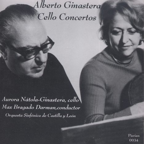 Alberto Ginastera (1916-1983): Cellokonzerte Nr.1 &amp; 2, CD