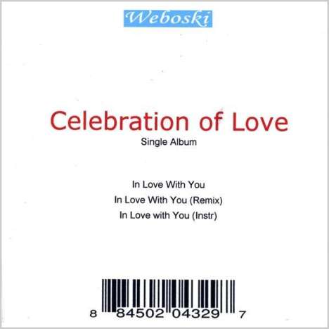 Weboski: Celebration Of Love, CD