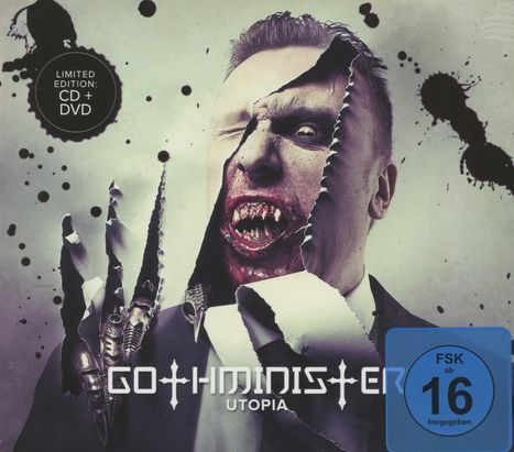 Gothminister: Utopia (Limited Edition CD + DVD)), 1 CD und 1 DVD