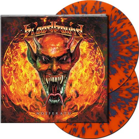 Bloodbound: Nosferatu (Limited-Edition) (Orange/Blue Splattered Vinyl), 2 LPs