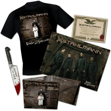 Stahlmann: Kinder der Sehnsucht (Limited-Numbered-Boxset) (+ T-Shirt Gr. XXL), 1 CD, 1 T-Shirt und 1 Merchandise
