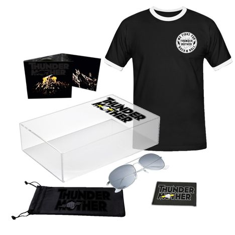 Thundermother: Heat Wave (Limited Boxset + T-Shirt Gr. L), 1 CD, 1 T-Shirt und 1 Merchandise