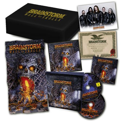 Brainstorm (Metal): Wall Of Skulls (Limited Boxset), 1 CD und 1 Blu-ray Disc