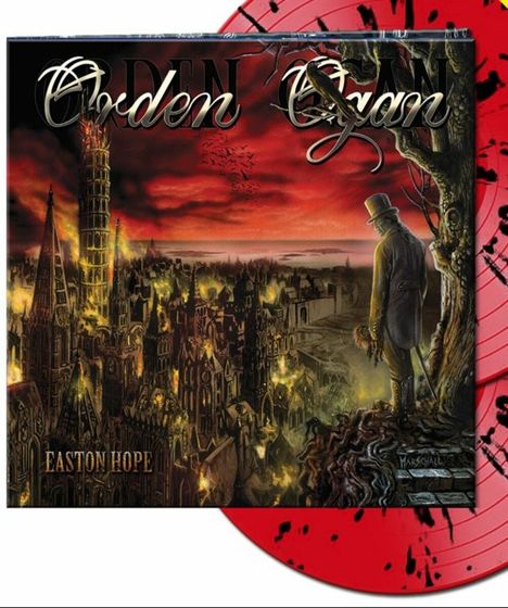 Orden Ogan: Easton Hope (Re-Release) (Limited Edition) (Red/Black Splatter Vinyl), 2 LPs