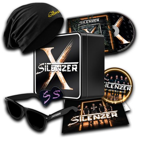 Silenzer: X (Limited Edition), 1 CD und 1 Merchandise
