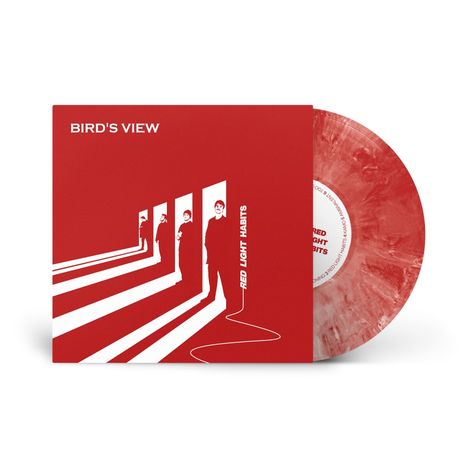 Bird's View: Red Light Habits (Limited Edition) (Red/White Marbled Vinyl), LP