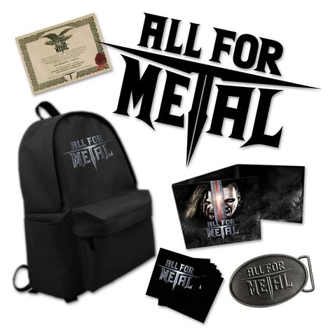 All For Metal: Legends (Limited Boxset), 1 CD und 2 Merchandise