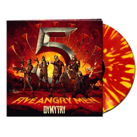 Dymytry: Five Angry Men (Limited Edition) (Red W/ Yellow Splatter Vinyl, LP