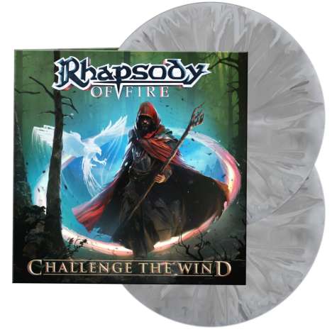 Rhapsody Of Fire  (ex-Rhapsody): Challenge The Wind (Gtf. White Marbled 2-Vinyl), 2 LPs