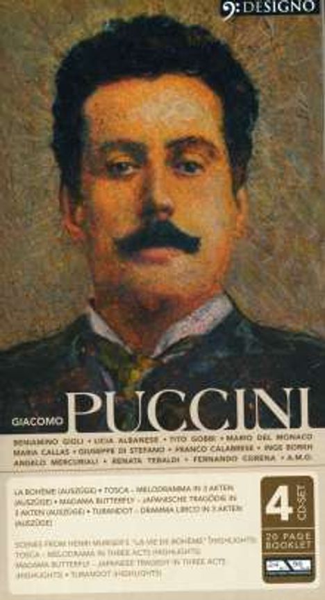 Giacomo Puccini (1858-1924): Opernauszüge, 4 CDs