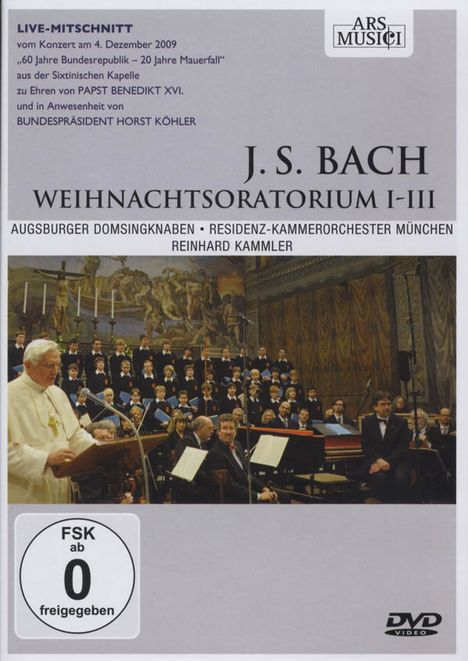 Johann Sebastian Bach (1685-1750): Weihnachtsoratorium BWV 248 (Kantaten 1-3), DVD