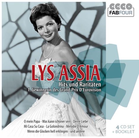 Lys Assia: Hits und Raritäten (Wallet-Box), 4 CDs